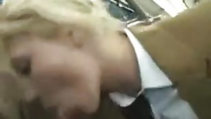 Amateur Blonde  Sex on Bus