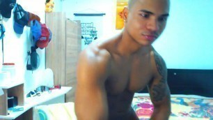 Muscle Latino Jerking Off - Special