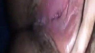 Hairy sister fingers her wet pussy for her brother