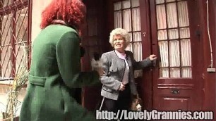 golden granny girl gets rammed