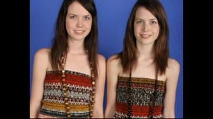 Identical Lesbian Twins posing together and showing all&period;&period;&period;