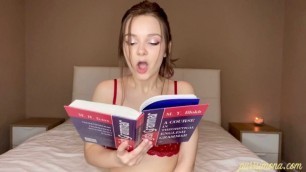 Damn Hot Young Teacher gives me a Home Lesson Sitting on Vibrator