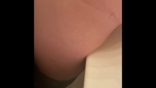 Creampied in Gym Restroom by Stranger and got to Workout with Cum in my Panties