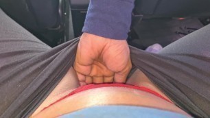 UBER Driver Put his Hand in my Pants and made me CUM twice in the Backseat Driving the TAXI