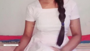 Sri Lankan School Girl Clear Sinhala Voice Kukku Podi Mage and Puke Agili Gahanawa