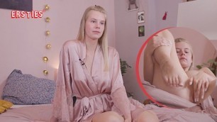 Ersties: Sinnliche Jolien Probiert Dessous an Und Masturbiert Vor Dem Spiegel
